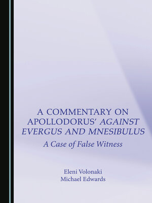 cover image of A Commentary on Apollodorus' Against Evergus and Mnesibulus